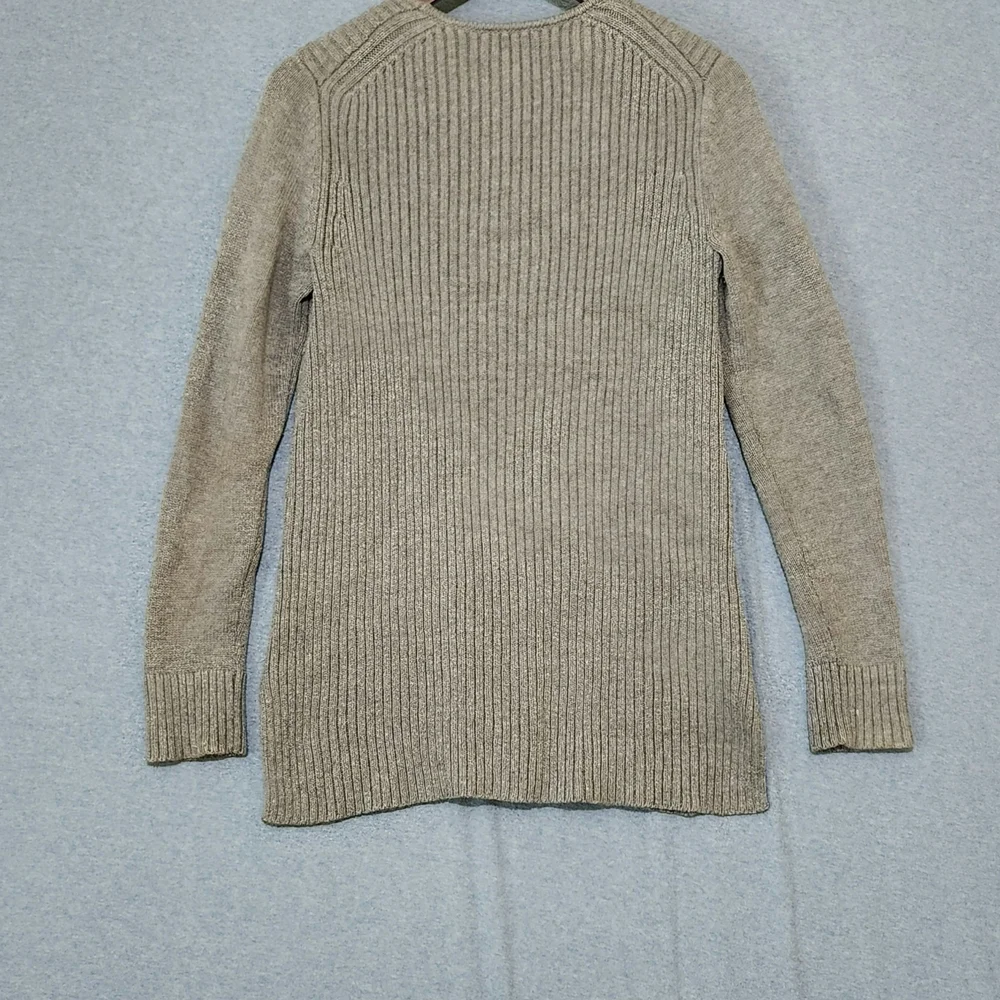 Ann Taylor V-Neck Ribbed Sweater - Picture 2 of 5